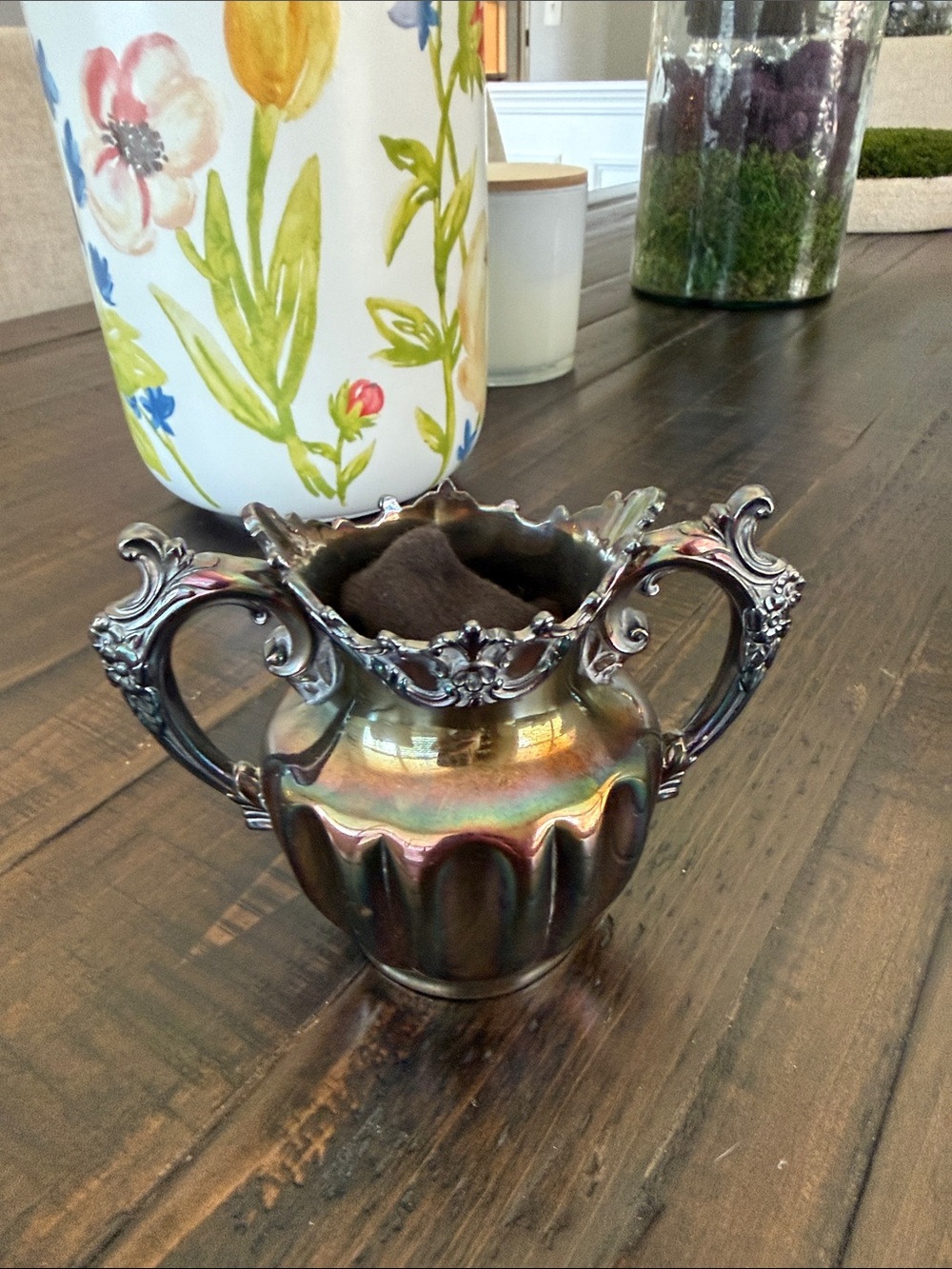 Derby Silver CO silver plated Pitcher - quadruple plate 1674